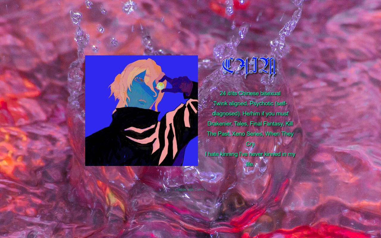 Carrd profile picture for @dod